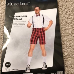 Halloween costume Classroom Nerd for men XL
